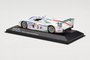 Audi R8 LMP1 #3 J. Lehto / M. Werner / T. Kristensen 24 Hours of Le Mans Winner 2005 Minichamps 1:43 400051303 Metalas - nuotrauka 3 iš 4