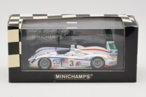 Audi R8 LMP1 #3 J. Lehto / M. Werner / T. Kristensen 24 Hours of Le Mans Winner 2005 Minichamps 1:43 400051303 Metalas - nuotrauka 4 iš 4