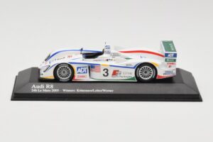 Audi R8 LMP1 #3 J. Lehto / M. Werner / T. Kristensen 24 Hours of Le Mans Winner 2005 Minichamps 1:43 400051303 Metalas