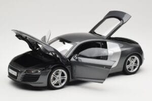Audi R8 Type 42 4.2 Daytona Grey Kyosho 1:18 5010618425 Metalas - nuotrauka 2 iš 8