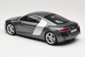 Audi R8 Type 42 4.2 Daytona Grey Kyosho 1:18 5010618425 Metalas - nuotrauka 7 iš 8