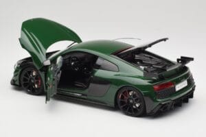 Audi R8 4S V10 Performance Žalias Kengfai 1:18 VAKF-0358 Metalas - nuotrauka 5 iš 8