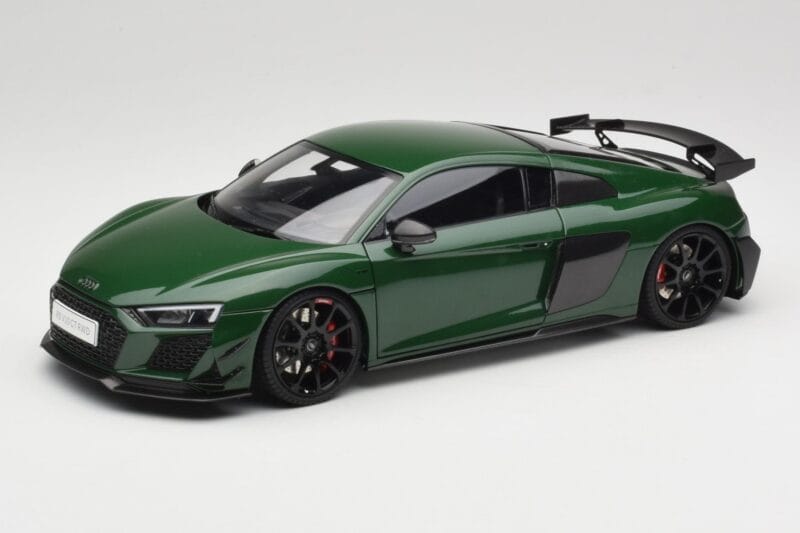 Audi R8 4S V10 Performance Žalias Kengfai 1:18 VAKF-0358 Metalas