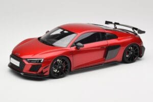Audi R8 4S V10 Performance Raudonas Kengfai 1:18 VAKF-0356 Metalas
