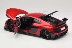 Audi R8 4S V10 Performance Raudonas Kengfai 1:18 VAKF-0356 Metalas - nuotrauka 5 iš 8