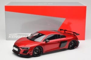 Audi R8 4S V10 Performance Raudonas Kengfai 1:18 VAKF-0356 Metalas - nuotrauka 8 iš 8