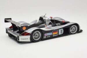 Audi R8R LMP #8 F. Biela / E. Pirro / D. Theys 24 Hours of Le Mans 1999 Maisto 1:18 538881 Metalas - nuotrauka 3 iš 8