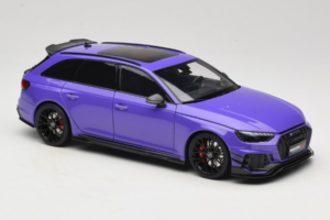 Audi RS4 B9 Avant Darwin Pro Violetinis Kilo Works 1:18 KLW002301 Metalas - nuotrauka 6 iš 8