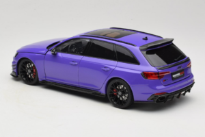Audi RS4 B9 Avant Darwin Pro Violetinis Kilo Works 1:18 KLW002301 Metalas - nuotrauka 7 iš 8