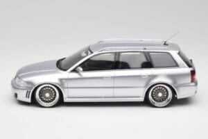 Audi RS4 B5 Avant Sidabrinis Custom Wheels Otto 1:18 OT521 Derva - nuotrauka 3 iš 6