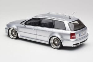 Audi RS4 B5 Avant Sidabrinis Custom Wheels Otto 1:18 OT521 Derva - nuotrauka 5 iš 6