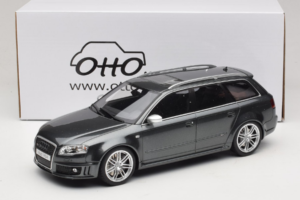 Audi RS4 B7 Pilkas Otto 1:18 OT721 Derva - nuotrauka 6 iš 6