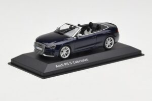 Audi RS5 B8 Kabrioletas Estoril Blue Minichamps 1:43 5011215313 Metalas - nuotrauka 2 iš 4