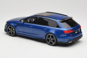 Audi RS6 C7 ABT Performance Avant Mėlynas Exclusive Edition GT Spirit 1:18 AUDI011 Derva - nuotrauka 5 iš 6
