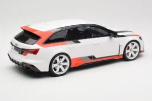 Audi RS6 C8 GT Avant Arkona White GT Spirit 1:18 GT512 Derva - nuotrauka 2 iš 6