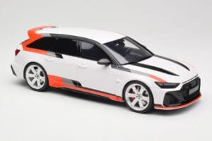 Audi RS6 C8 GT Avant Arkona White GT Spirit 1:18 GT512 Derva - nuotrauka 4 iš 6