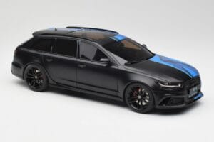 Audi RS6 C7 Avant GMK Mėlynas & Juodas GT Spirit 1:18 GT799 Derva - nuotrauka 4 iš 6