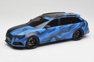 Audi RS6 C7 Avant GMK Mėlynas & Juodas GT Spirit 1:18 GT799 Derva