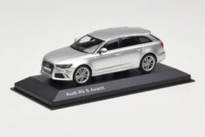 Audi RS6 C7 Avant Prisma Silver Minichamps 1:43 5011216213 Metalas - nuotrauka 2 iš 4