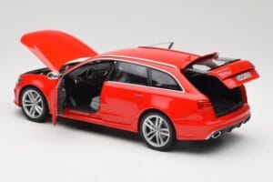 Audi RS6 C7 Avant Raudonas Minichamps 1:18 110012011 Metalas - nuotrauka 5 iš 8