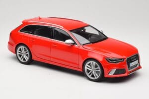 Audi RS6 C7 Avant Raudonas Minichamps 1:18 110012011 Metalas - nuotrauka 6 iš 8