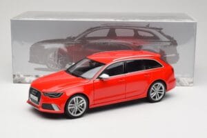 Audi RS6 C7 Avant Raudonas Minichamps 1:18 110012011 Metalas - nuotrauka 8 iš 8