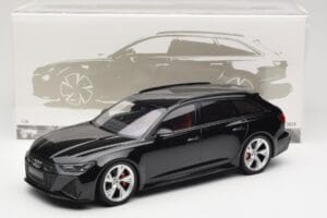 Audi RS6 C8 Avant Black Metallic Minichamps 1:18 155018014 Metalas - nuotrauka 6 iš 6