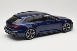 Audi RS6 C8 Avant Blue Metallic Minichamps 1:18 155018011 Metalas - nuotrauka 2 iš 6