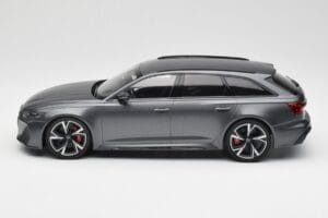 Audi RS6 C8 Avant Matt Grey Minichamps 1:18 155018015 Metalas - nuotrauka 3 iš 6