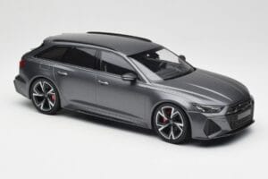 Audi RS6 C8 Avant Matt Grey Minichamps 1:18 155018015 Metalas - nuotrauka 4 iš 6