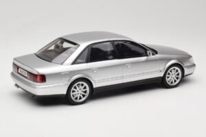 Audi S4 C4 4.2 V8 Crystal Silver Otto 1:18 OT464 Derva - nuotrauka 2 iš 6