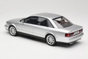 Audi S4 C4 4.2 V8 Crystal Silver Otto 1:18 OT464 Derva - nuotrauka 5 iš 6