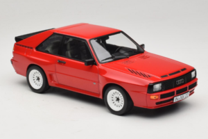 Audi Sport Quattro Raudonas Norev 1:18 188319 Metalas - nuotrauka 4 iš 6