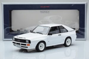 Audi Sport Quattro Baltas Norev 1:18 188313 Metalas - nuotrauka 6 iš 6