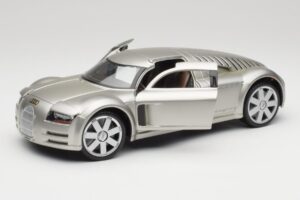 Audi Rosemeyer Sidabrinis Maisto 1:18 31625 Metalas - nuotrauka 2 iš 8