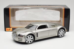 Audi Rosemeyer Sidabrinis Maisto 1:18 31625 Metalas - nuotrauka 8 iš 8