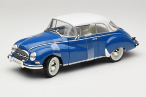Auto Union 1000 S Coupe Mėlynas Baltas Revell 1:18 08909 Metalas