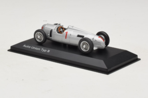 Auto Union Typ B #1 Sidabras Minichamps 1:43 5031300313 Metalas - nuotrauka 3 iš 5