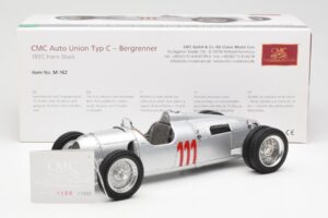 Auto Union Type C #111 H. Stuck Schauinsland Hillclimb Germany 1937 CMC 1:18 M-162 Metalas - nuotrauka 6 iš 6
