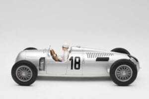 Auto Union Typ C #18 B. Rosemeyer Internationales Eifelrennen Nürburgring Winner 1936 Minichamps 1:18 155361018 Metalas - nuotrauka 3 iš 6