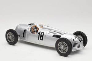 Auto Union Typ C #18 B. Rosemeyer Internationales Eifelrennen Nürburgring Winner 1936 Minichamps 1:18 155361018 Metalas - nuotrauka 5 iš 6