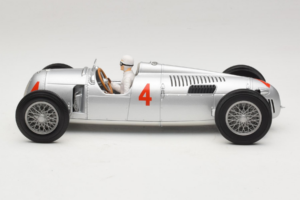 Auto Union Typ C #4 A. Varzi 2nd Place Monaco GP 1936 Minichamps 1:18 155361004 Metalas - nuotrauka 3 iš 6