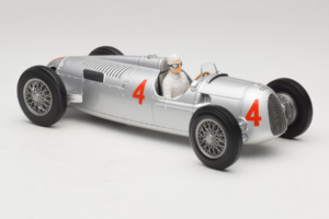 Auto Union Typ C #4 A. Varzi 2nd Place Monaco GP 1936 Minichamps 1:18 155361004 Metalas - nuotrauka 4 iš 6