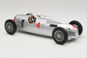 Auto Union Typ C #4 A. Varzi 2nd Place Monaco GP 1936 Minichamps 1:18 155361004 Metalas - nuotrauka 5 iš 6
