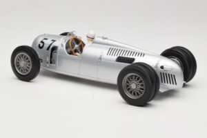 Auto Union Type C #57 H. Stuck Winner Shelsley Walsh Hill Climb 1936 Minichamps 1:18 155361057 Metalas - nuotrauka 5 iš 6