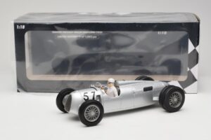 Auto Union Type C #57 H. Stuck Winner Shelsley Walsh Hill Climb 1936 Minichamps 1:18 155361057 Metalas - nuotrauka 6 iš 6