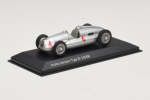 Auto Union Typ D #4 Sidabras Minichamps 1:43 5030900703-R1 Metalas - nuotrauka 2 iš 4