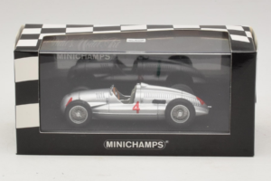 Auto Union Typ D #4 Sidabras Minichamps 1:43 5030900703-R1 Metalas - nuotrauka 4 iš 4