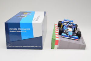 Benetton B195 Renault #1 M. Schumacher European GP Winner F1 World Champion 1995 Minichamps 1:18 513953201 Metalas - nuotrauka 6 iš 7