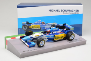 Benetton B195 Renault #1 M. Schumacher European GP Winner F1 World Champion 1995 Minichamps 1:18 513953201 Metalas - nuotrauka 7 iš 7